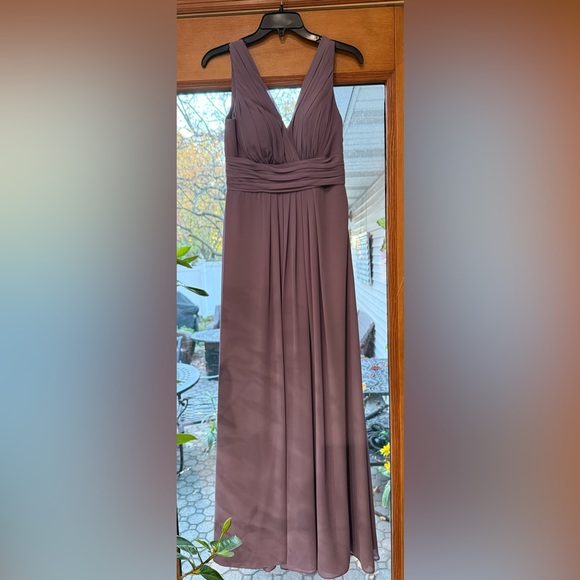 Bill Levkoff Dusty Purple Maxi Dress - Picture 1 of 5